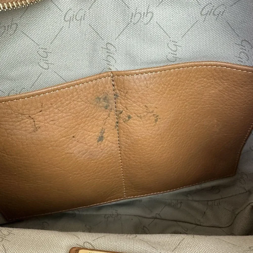 GiGi New York Jackson Leather Saddle Bag Boho Casual‎ Minimalist Cottagecore